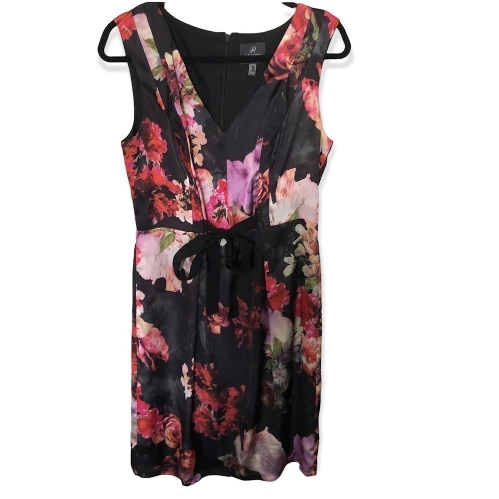 Adrianna Papell floral sleeveless dress